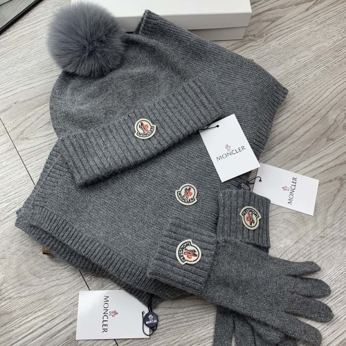 Moncler Hat and Scarf and Glove Set #1260891 $76.00 USD, Wholesale Replica Moncler Hat and Scarf and Glove Set