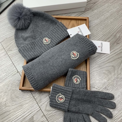 Replica Moncler Hat and Scarf and Glove Set #1260891 $76.00 USD for Wholesale