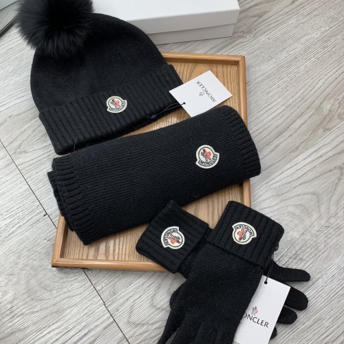 Replica Moncler Hat and Scarf and Glove Set #1260895 $76.00 USD for Wholesale