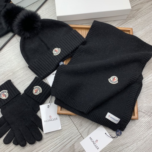 Replica Moncler Hat and Scarf and Glove Set #1260895 $76.00 USD for Wholesale