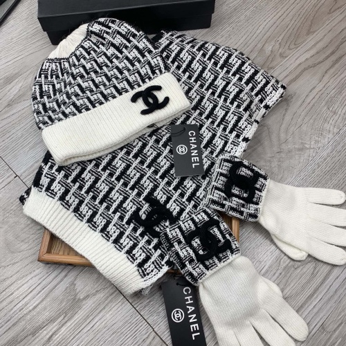 Chanel Hat and Scarf and Glove Set #1260899 $72.00 USD, Wholesale Replica Chanel Hat and Scarf and Glove Set