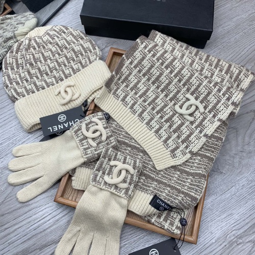 Replica Chanel Hat and Scarf and Glove Set #1260900 $72.00 USD for Wholesale