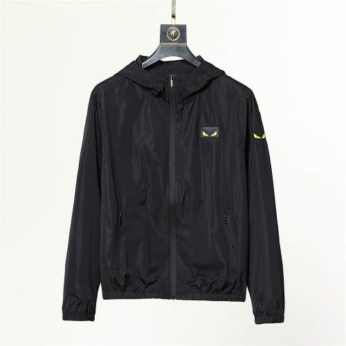 Fendi Jackets Long Sleeved For Men #1260903 $80.00 USD, Wholesale Replica Fendi Jackets