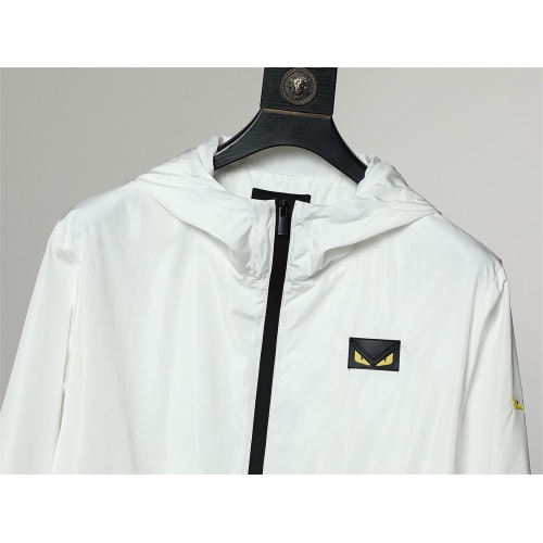 Replica Fendi Jackets Long Sleeved For Men #1260904 $80.00 USD for Wholesale