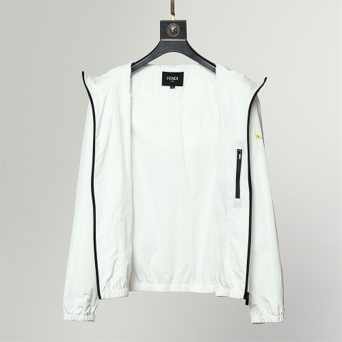 Replica Fendi Jackets Long Sleeved For Men #1260904 $80.00 USD for Wholesale