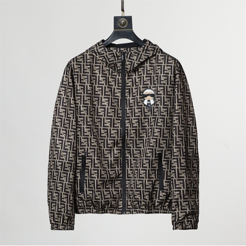 Fendi Jackets Long Sleeved For Men #1260907 $80.00 USD, Wholesale Replica Fendi Jackets