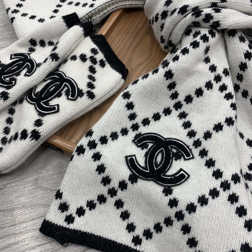 Replica Chanel Hat and Scarf and Glove Set #1260911 $72.00 USD for Wholesale