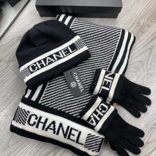 Chanel Hat and Scarf and Glove Set #1260916 $72.00 USD, Wholesale Replica Chanel Hat and Scarf and Glove Set