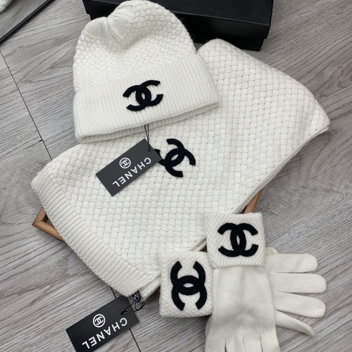 Chanel Hat and Scarf and Glove Set #1260920 $72.00 USD, Wholesale Replica Chanel Hat and Scarf and Glove Set