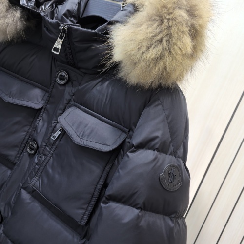 Replica Moncler Down Feather Coat Long Sleeved For Men #1260956 $235.00 USD for Wholesale