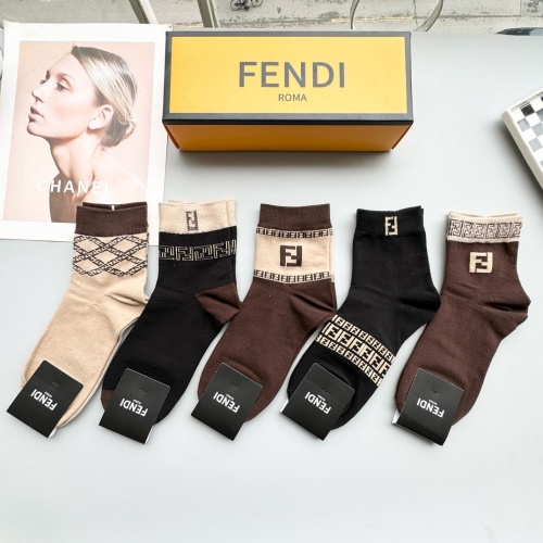 Fendi Socks #1260980 $27.00 USD, Wholesale Replica Fendi Socks