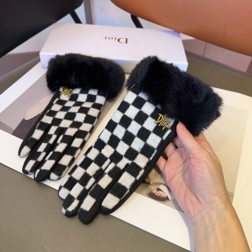 Replica Christian Dior Gloves For Women #1260994 $34.00 USD for Wholesale