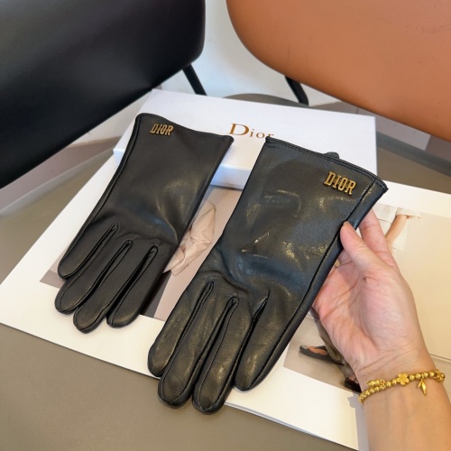 Replica Christian Dior Gloves #1260995 $42.00 USD for Wholesale