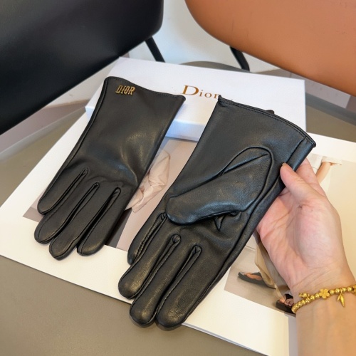 Replica Christian Dior Gloves #1260995 $42.00 USD for Wholesale