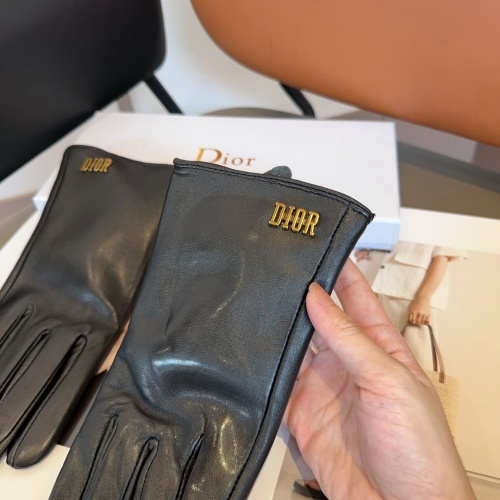 Replica Christian Dior Gloves #1260995 $42.00 USD for Wholesale