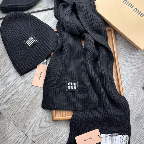 Replica MIU MIU Hat and Scarf Set #1261003 $52.00 USD for Wholesale