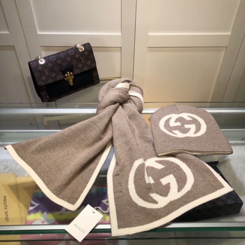 Replica Gucci Hat and Scarf Set #1261005 $48.00 USD for Wholesale