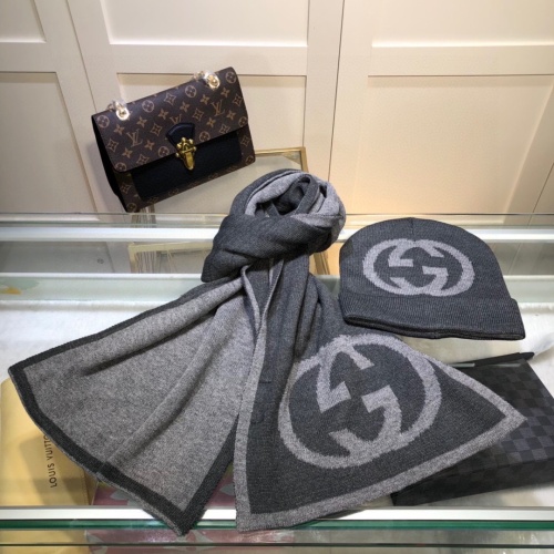 Replica Gucci Hat and Scarf Set #1261006 $48.00 USD for Wholesale