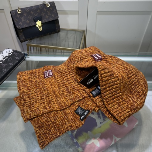 Replica MIU MIU Hat and Scarf Set #1261019 $48.00 USD for Wholesale