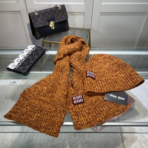 Replica MIU MIU Hat and Scarf Set #1261019 $48.00 USD for Wholesale