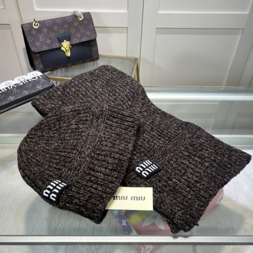 MIU MIU Hat and Scarf Set #1261020 $48.00 USD, Wholesale Replica MIU MIU Hat and Scarf and Glove Set