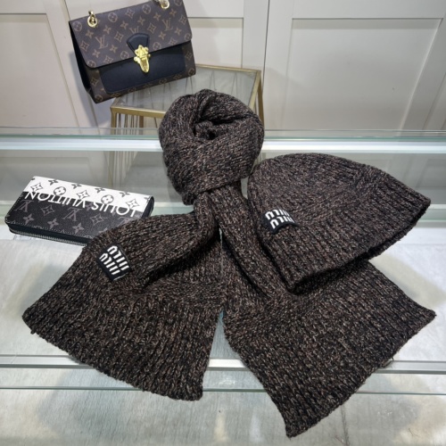 Replica MIU MIU Hat and Scarf Set #1261020 $48.00 USD for Wholesale