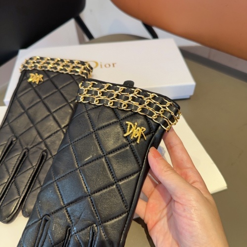 Replica Christian Dior Gloves #1261064 $45.00 USD for Wholesale