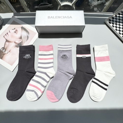 Balenciaga Socks #1261067 $27.00 USD, Wholesale Replica Balenciaga Socks