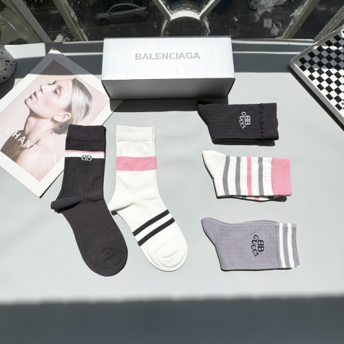 Replica Balenciaga Socks #1261067 $27.00 USD for Wholesale