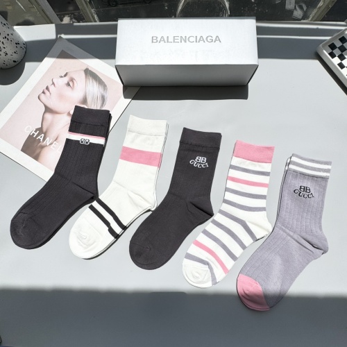 Replica Balenciaga Socks #1261067 $27.00 USD for Wholesale