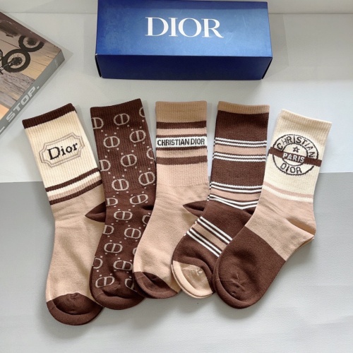 Replica Christian Dior Socks #1261068 $29.00 USD for Wholesale