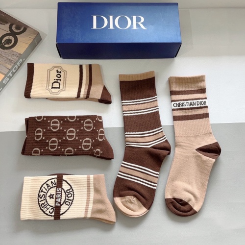 Replica Christian Dior Socks #1261068 $29.00 USD for Wholesale