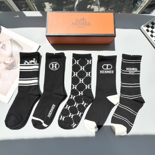 Hermes Socks #1261069 $29.00 USD, Wholesale Replica Hermes Socks