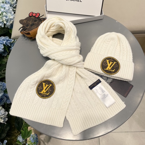 Replica Louis Vuitton LV Hat and Scarf Set #1261082 $60.00 USD for Wholesale