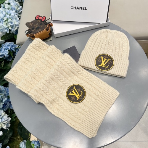 Replica Louis Vuitton LV Hat and Scarf Set #1261083 $60.00 USD for Wholesale