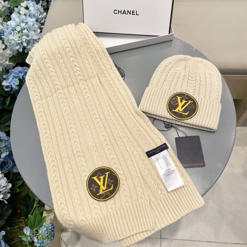 Replica Louis Vuitton LV Hat and Scarf Set #1261083 $60.00 USD for Wholesale