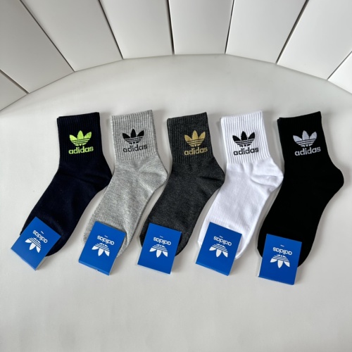 Replica Adidas Socks #1261088 $27.00 USD for Wholesale