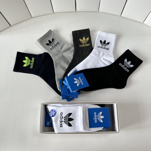 Replica Adidas Socks #1261088 $27.00 USD for Wholesale