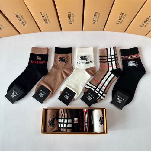 Burberry Socks #1261089 $27.00 USD, Wholesale Replica Burberry Socks