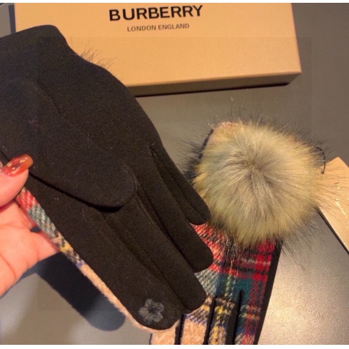 Replica Burberry Gloves For Women #1261095 $42.00 USD for Wholesale