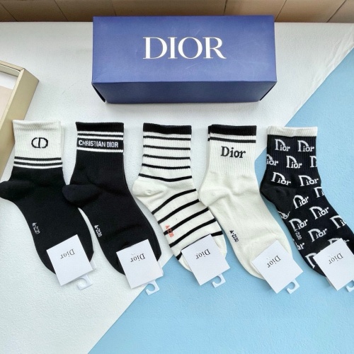 Replica Christian Dior Socks #1261098 $27.00 USD for Wholesale