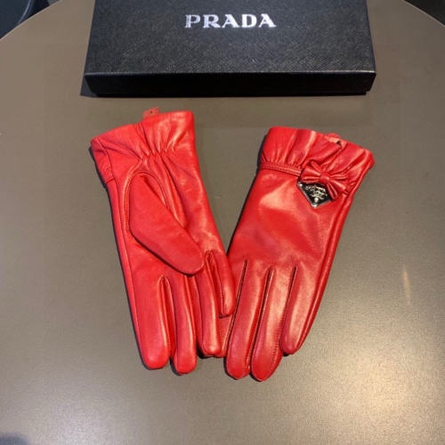 Replica Prada Gloves For Women #1261099 $48.00 USD for Wholesale