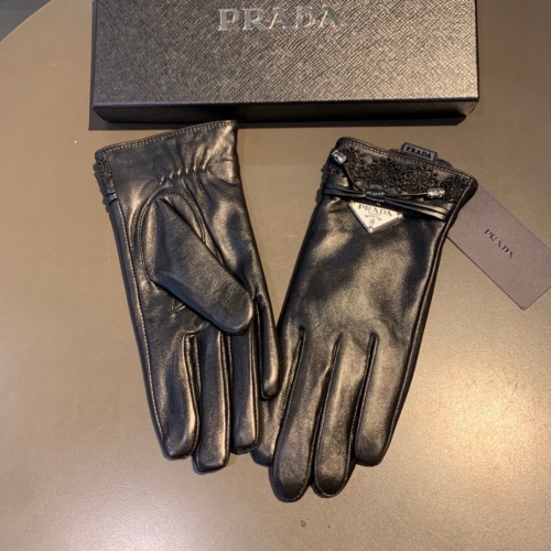 Prada Gloves For Women #1261100 $48.00 USD, Wholesale Replica Prada Gloves