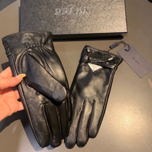 Replica Prada Gloves For Women #1261100 $48.00 USD for Wholesale