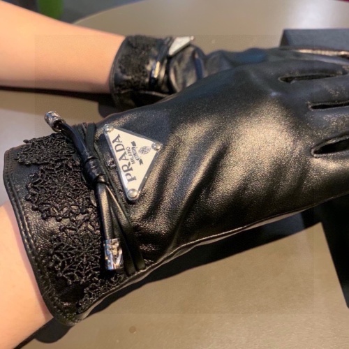 Replica Prada Gloves For Women #1261100 $48.00 USD for Wholesale