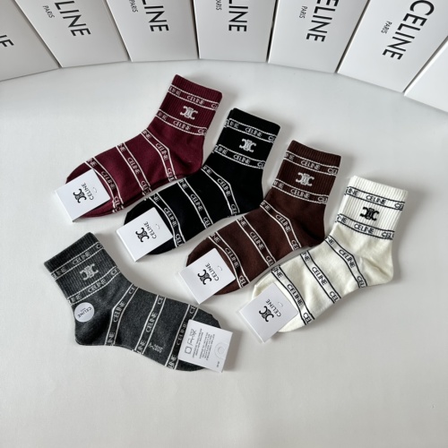 Replica Celine Socks #1261112 $27.00 USD for Wholesale