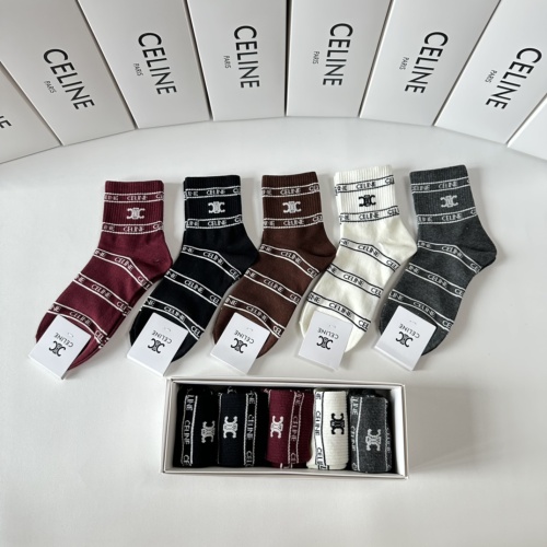 Replica Celine Socks #1261112 $27.00 USD for Wholesale