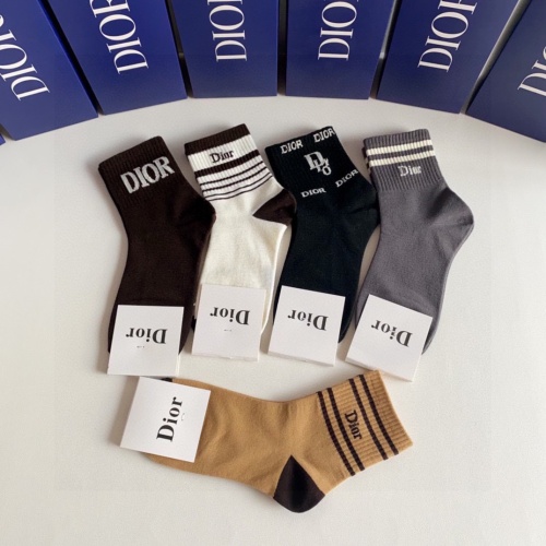 Replica Christian Dior Socks #1261114 $27.00 USD for Wholesale