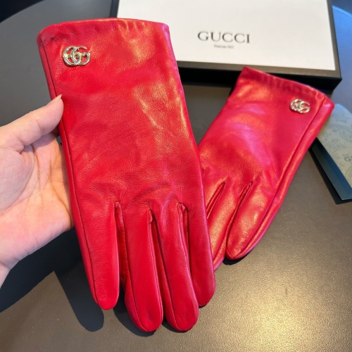 Replica Gucci Gloves For Women #1261197 $42.00 USD for Wholesale