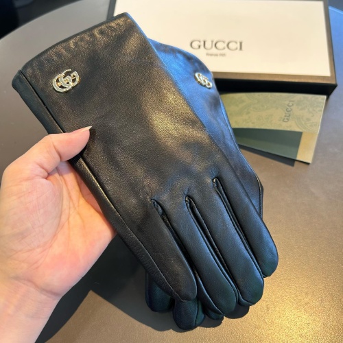 Replica Gucci Gloves For Women #1261198 $42.00 USD for Wholesale